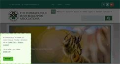 Desktop Screenshot of irishbeekeeping.ie